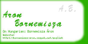 aron bornemisza business card