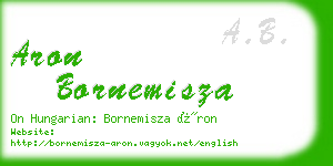 aron bornemisza business card